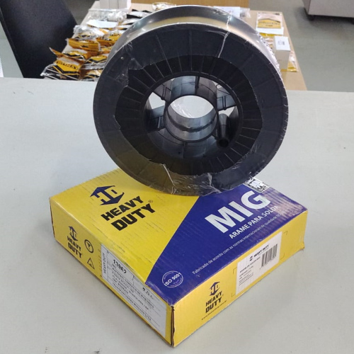 ARAME MIG P/SOLDA ACO CARB 5KG 0,80MM ER 70S6 IMPORT